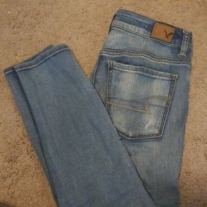 Size 2 AE Boyfriend Ripped Jeans
